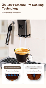 เครื่องชงกาแฟอัตโนมัติ BTB-205 รุ่นสเปน พร้อมระบบทำน้ำร้อน สแตนเลส 15 บาร์ สำหรับใช้ในครัวเรือน - Product Image 2