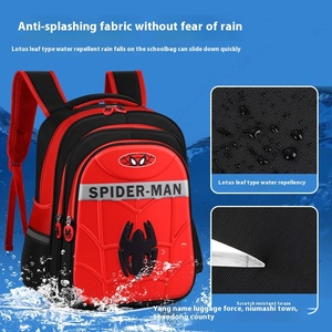 Nuovo produttore di Spider-Man per il disegno 3D cartone animato leggero Oxford zaino studente della scuola elementare della colonna vertebrale - Product Image 5