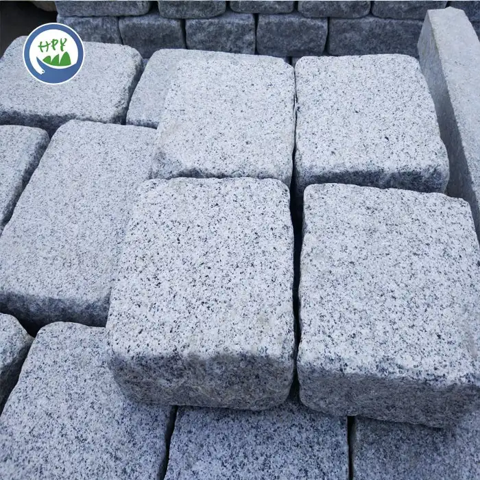 Pabrik Grosir Granit Batu Paving Berlapis-lapis Batu Paving Jalan Setapak Batu Granit Abu-abu Alami Batu