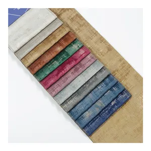Amostra grátis múltipla cor bronzeado Holanda veludo tecidos Fábrica fornecimento direto estofos e sofá tecido