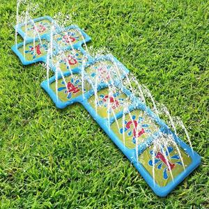 Inflatable Water Spray Mat For Kids Outdoor Lawn Play With Numbers And Sprinklers Summer Fun Toy - Product Image 1
