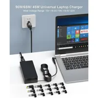 CE FCC ROHS 90W Universele Reisstroomadapter voor Laptops, 10-15 tips, DC OTP compatibel //ASUS// 24 maanden garantie