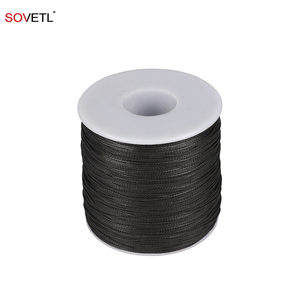 Черный гибкий огнестойкий кевларовый шнур 1-20 мм, высокопрочный арамидный огнеупорный шнур, плетеный шнур из арамидного волокна - Product Image 4