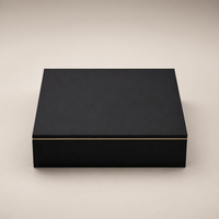 Boîte cadeau pliable magnétique avec estampage à chaud or, boîte cadeau rigide en papier de luxe, logo personnalisé, emballage pour bijoux et chaussures, vente en gros