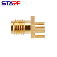 Connecteur RF SMA pour carte PCB, adaptateur coaxial haute fréquence étanche pour modem 4G GSM