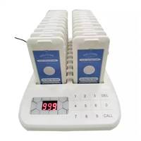JT-913 FOB Prix Étanche Sans Fil Restaurant Carré Coaster Vibrant Beeper Téléavertisseurs Vibration Serveur Système D'appel Buzzer
