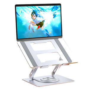 Support d'ordinateur portable rotatif à 360 degrés Offre Spéciale support de tablette réglable pour PC iPad <span class=keywords><strong>MacBook</strong></span> sur le bureau nouveau produit - Product Image 1