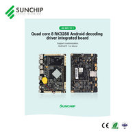 Carte Android RK3328 2 + 16GB Android 7.1 Carte de contrôle de machine à café pour circuit imprimé