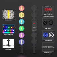 Mini projecteur linéaire vintage 6 LED COB RGB 3-en-1 DMX512 pour scène, rétro, DJ, concert, mariage