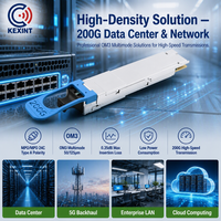 Modul Transceiver Optik KEXINT H3C Kompatibel 200GBASE-LR4 QSFP56 1310nm 10km Duplex LC SMF untuk Pusat Data & Jaringan 5G