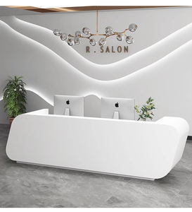 Comptoir <span class=keywords><strong>de</strong></span> réception <span class=keywords><strong>haut</strong></span> <span class=keywords><strong>de</strong></span> <span class=keywords><strong>gamme</strong></span> peint pour entreprise, établissement <span class=keywords><strong>de</strong></span> formation, clinique dentaire, bar, caisse enregistreuse, hôtel, bureau - Product Image 1