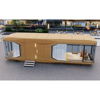 Cabine de bureau personnalisée, cabines préfabriquées, maison modulaire en conteneur, mini-cabine pliable, maison capsule Apple