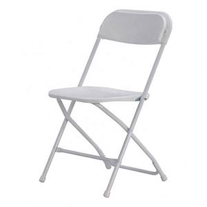 Chaises pliantes en plastique blanc pour la <span class=keywords><strong>location</strong></span> d'événements, en HDPE, capacité de charge élevée, empilables, pliables, portables, pour jardin, fête, usage intensif, 650 livres - Product Image 1