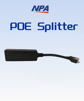 ANPA PD05V 5V PoE Splitter 1 puerto apilable 10/100Mbps IEEE 802.3af/at Adaptador para cámara IP AP inalámbrico