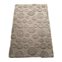 Fabrication de tapis chinois tapis tapis couleur grise pour salon avec motif de feuille