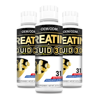 Solution liquide de créatine monohydrate personnalisable pour adultes, pré-entraînement et récupération musculaire, avec collagène