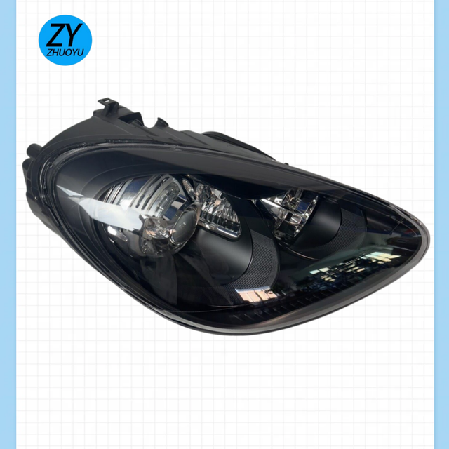 Suitable for Porsche Cayenne Headlight Car Factory Direct Sales Black Background with Daytime Running Lights Xenon Headlights