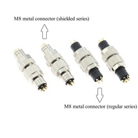 M12 ip67/68 circulaire étanche 2 3 4 5 6 8 10 12pin mâle femelle connecteur moulé par injection revêtu de caoutchouc