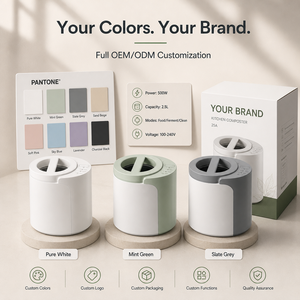 Compostador Eléctrico de Alimentos, Máquina de Compostaje para Encimera de Cocina, Contenedor de Compostaje Doméstico de 2.5L, Control de Olores, Fertilizante Rápido para el Hogar - Product Image 6