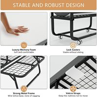 Lit pliant moderne en fer, lit simple pour bureau et maison, fauteuil inclinable pour la pause déjeuner, chaise de sieste, entrepôt, commerce extérieur, matelas compressé