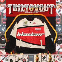 Chaqueta de Motociclista de Cuero PU Casual de Alta Calidad, Diseño Personalizado, Cuello Alto, Parche Bordado, Botones, Impermeable, para Hombre