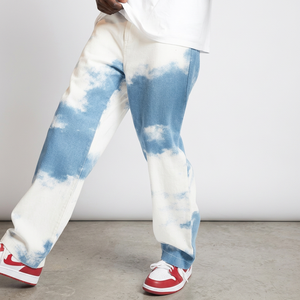 Pantalon crayon en velours côtelé pour homme, bleu uni, respirant, écologique, résistant à la décoloration, imprimé numériquement, style streetwear automne - Product Image 3