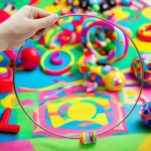 Thiết kế cổ điển trò chuyện nhẫn đồ chơi phong cách thiết kế mới thả tính năng - Product Image 5