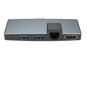 Convertidor portátil <span class=keywords><strong>6</strong></span> puertos HUB Tipo C USB HUB USB 3,0*2 TF SD Tipo C 1000M megabit hub para <span class=keywords><strong>Surface</strong></span> <span class=keywords><strong>Pro</strong></span> 4/5/<span class=keywords><strong>6</strong></span> - Product Image 1