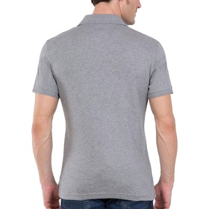 เสื้อโปโลผู้ชาย แขนสั้น ผ้าถัก ลำลอง สีแดง กรมท่า ขาว - Product Image 5
