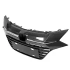 Parrilla de rejilla superior delantera completamente negra y cromada para 2016 <span class=keywords><strong>2017</strong></span> 2018 Honda HR-V <span class=keywords><strong>HRV</strong></span> - Product Image 2