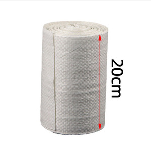 White Woven <b>Bag</b> Wrapping Tape 20Cm Single Layer For Electrical Wires And <b>Cables</b> Logistics Packaging PP Material - Product Image 1