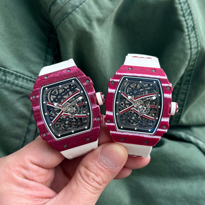 Mens Ultra Thin Carbon Fiber <b>Watch</b> Skeleton Dial Automatic Mechanical <b>Watch</b> Lightweight Tonneau <b>Case</b> Luxury Sport Wristwatch - Product Image 1