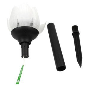 Lampe solaire de pieu menée par lotus solaire de lampe de fleur de lotus de produit de vente pour le <span class=keywords><strong>jardin</strong></span> - Product Image 5