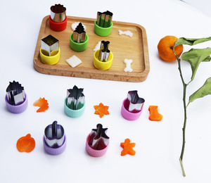 Emporte-pièces <span class=keywords><strong>et</strong></span> moules à formes variées pour <span class=keywords><strong>fruits</strong></span> <span class=keywords><strong>et</strong></span> <span class=keywords><strong>légumes</strong></span>, tampons de pressage, moule à biscuits, outils de pâtisserie pour boîte à bento <span class=keywords><strong>et</strong></span> cuisine - Product Image 5