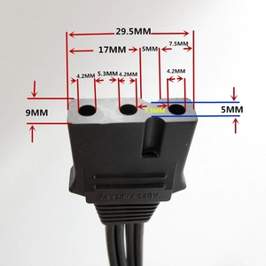 Control <span class=keywords><strong>de</strong></span> Pedal con Cable (110/120V) 419451-003 para Máquinas <span class=keywords><strong>de</strong></span> Coser Babylock, <span class=keywords><strong>Singer</strong></span>, White, Alphasew, Elna, Mammylock - Product Image 2