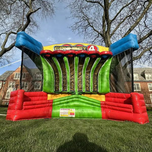 Accessoire de parc de <span class=keywords><strong>trampoline</strong></span> de jeu de basket-ball gonflable de taille personnalisée pour carnaval sportif comprenant un ventilateur - Product Image 1