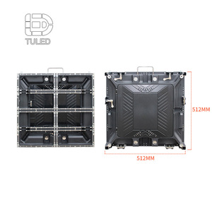 Vermietung von Aluminium druckguss legierung 512*512mm LED-Vitrinen schrank für Außen-und Innenräume P4/P8