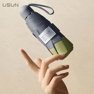 Parapluie de voyage minimaliste UPWARD à cinq plis, petit et compact, protection UV, léger, tube en fer, ouverture manuelle de poche - Product Image 3