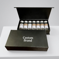 Boîte en carton de luxe personnalisée WM-12 pour flacon unique, 2 flacons, 5 flacons, boîtes pour peptides de 3 ml avec insert en mousse
