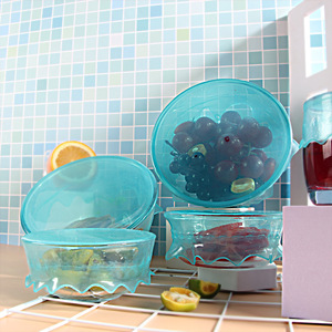 Tapa de Silicona para Almacenamiento de Alimentos, Redonda, con Clip, Apta para Microondas, Conserva la Frescura, para Cocina, Refrigerador, Platos y Tazones - Product Image 3