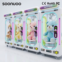 Machine à griffes d'arcade à monnayeur pour la distribution de peluches coupées, machine à cadeaux