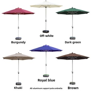 Outdoor Aluminum Center-Post Straight <strong>Umbrellas</strong> <strong>Base</strong> for Courtyard Garden Villa Leisure Beach Sun Protection - Product Image 5