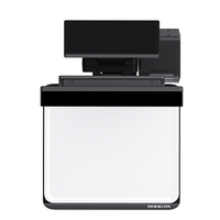 Imprimante d'étiquettes thermiques Rongta PC Scale 2 pouces avec identification automatique par IA, en acier inoxydable, 15,6 + 10,1 pouces, pour supermarché, 10g, OEM/ODM