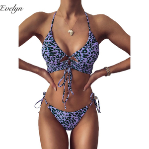 Traje de Baño de Dos Piezas para Mujer EVELYN, OEM ODM, Bikini Estampado Sólido, Spandex/Nylon, Personalizable, Transpirable, Antibacterial, con Copas sin Varillas - Product Image 2