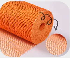 DIY Fiber Fabric Supply Strong Extensibility High Quality For Building Wholesales Drywall 5*5 Lower Price Fiberglass Mesh Roll