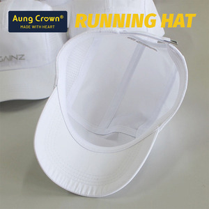 Gorras de Campamento Personalizadas al por Mayor, Económicas, OEM, de 5 Paneles, Unisex, con Visera Curva, Orificios Cortados con Láser, de Alto Rendimiento, Secado Rápido, para Deportes y Running - Product Image 3