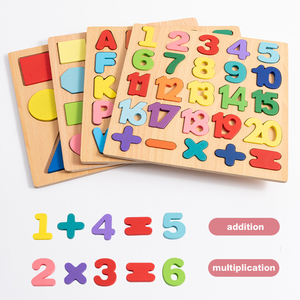 Rompecabezas de Madera 3D Montessori para Niños, Actividad Educativa para Niños, Aprendizaje Temprano de Letras y Números, Edad 2-4 Años, Juego para Niños y Niñas - Product Image 2