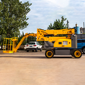 נייד מבוטא בום מעלית פלטפורמת תחזוקה משאית עבודה אווירית סיבוב רכב ליתיום סוללה/230 מופעל דיזל עומס ק "ג - Product Image 6