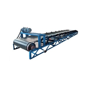 <b>Belt</b> Conveyor 600mm Width Adjustable Speed 5.5 Kw Rubber <b>Belt</b> For Construction <b>Works</b> - Product Image 3