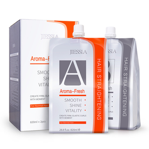 Crème lissante permanente à la kératine pour usage professionnel en salon - Product Image 1
